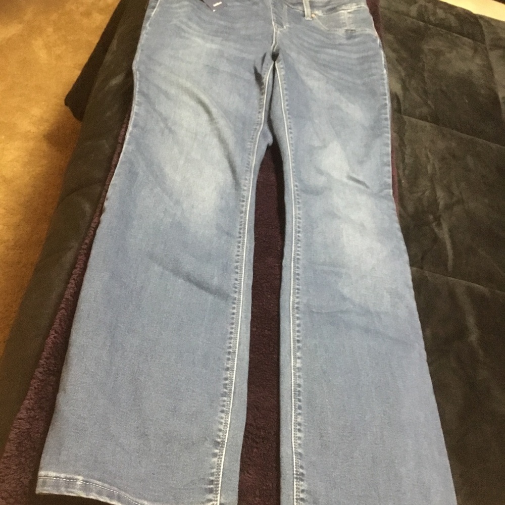 Jeans - Laurie Felt Pull-On BootCut (MED) Knit Clean Jean NICE! - Picture 2 of 10